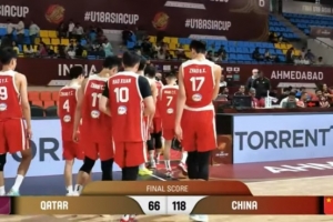 U18男篮亚洲杯-中国男篮6人上双52分大胜卡塔尔 郝煊18分